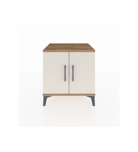 Hyperion Komodin 2 Raflı 2 Kapaklı 60x44x64 Çam-Aytaşı
