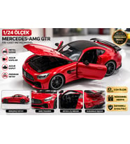 Mercedes-AMG GTR 1/24 Ölçek Die-Cast Metal Model Araba  Açılır Kapı & Kaput Detaylı Koleksiyonluk