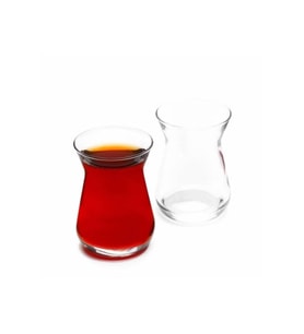 12 Adet Cam Çay Bardak Seti, Şık ve Dayanıklı Tasarım