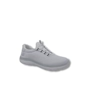 Zerhan 434 Unisex Beyaz Çorap Model File Hafif Taban Büyük Numara Loafer Spor Ayakkabı 45 46 47 48