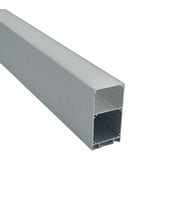 LED Kanal Profil Alüminyum Kasa 1 Metre 85x85mm Linear Opak Pleksi Yan Kapak Sarkıt LED Kasa 8413