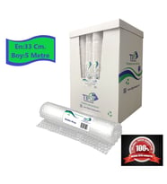 Balonlu Naylon Sargı 5 Adet 33 cm En 5 Metre Boyunda Havalı Eşya Koruma Ambalaj Pat Pat 5' li (Şeffaf)