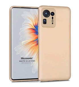 Microsonic Matte Silicone Xiaomi Mi Mix 4 Kılıf Gold