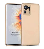 Microsonic Matte Silicone Xiaomi Mi Mix 4 Kılıf Gold