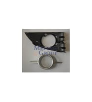 RENAULT SCENIC- 2- 07/09; SİS LAMBA KAPAĞI SOL SİS DELİKLİ SİYAH(DIŞ ÇERÇEVESİ GÜMÜŞ GRİ)2PARÇA(TYG