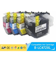 Xplus ®Brother LC472XL 4 Renk Yüksek Kapasiteli Muadil Kartuş Seti Siyah 3000 Sayfa Renkliler 1500 Sayfa (Çok Renkli)