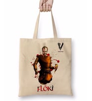 Vikings Floki Black Bez Çanta Uzun Saplı