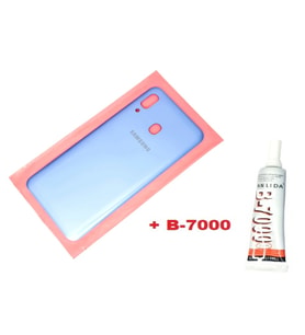 Tkgz Samsung Galaxy A30 A 305 Arka Pil Batarya Kapağı (B-7000) MAVİ