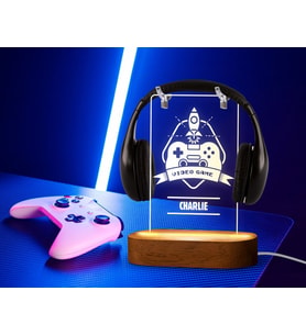 BK Gift Kişiye Özel İsimli Gamer Tasarımlı Led Lamba-7, Gece Lambası, Ev Dekorasyonu, Işıklı Pleksi Biblo