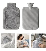 Sn-29909 Peluş Kılıflı Yumuşak Dokulu 30 Cm 2000 Ml Kapasiteli Sıcak Su Torbası