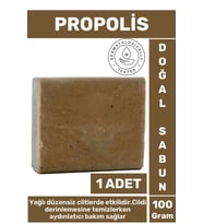 Özel Üretim Doğal Cilt Temizleyici Parlatıcı Nem Dengeleyici Yaşlanma Karşıtı Propolis Sabunu 1 Adet