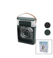 HAVA NEMLENDİRME - FAN - GECE LAMBASI MASA ÜSTÜ ULTRASONİK VANTİLATÖR 360 DERECE USB ŞARJ 3KDM HIZ (