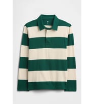 Gap V-Ls Rugby Polo Çocuk Tişört (Yeşil)