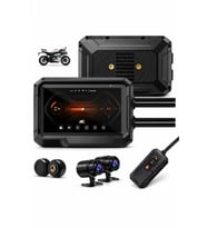 Glr T10 Motosiklet Kamera Kayıt Cihazı - Kablosuz CarPlay & Android Auto, Dual Kamera, GPS ve TPMS D