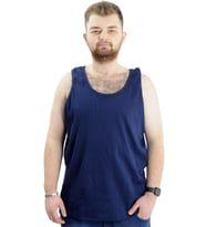 Mode XL Büyük Beden Erkek Kolsuz Atlet 6341 İndigo