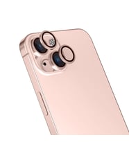 Apple iPhone 13 Uyumlu Zore Mikro Kamera Lens Koruyucu (Rose Gold Altın)