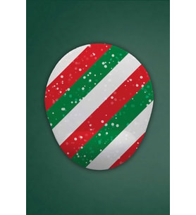 Yılbaşı Temalı Bilek Destekli Mouse Pad