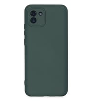 Durukar® Samsung Galaxy A03 Kılıf Nano içi Kadife Silikon - Koyu Yeşil