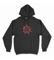 Kırmızı Make Big Albums Siyah Kapşonlu Sweatshirt Hoddie