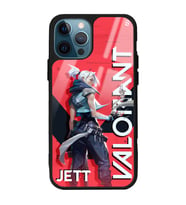 iPhone 13 Pro Max Valorant Jett Tasarımlı Glossy Telefon Kılıfı