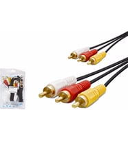 Hadron HD4620 Kablo 3rca To 3rca 10MT (Siyah)