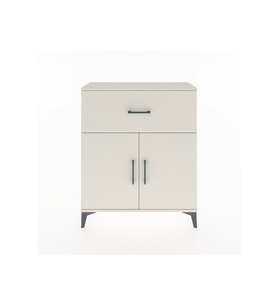 Arges Şifonyer Tek Raflı Tek Çekmeceli 2 Kapaklı 88x30x106 Aytaşı-Aytaşı