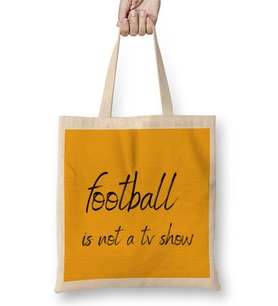 Football İs Not A Tv Show European Super League Bez Çanta Uzun Saplı