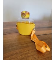 Aliyosso Klasik Seri Su Matarası & Suluk 1000 ML- Sarı