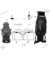 MONDİAL RX1 ENDURO ARKA ÇAMURLUK KUYRUK ORJ