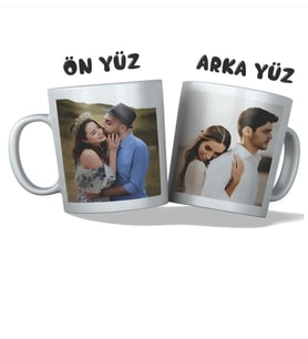 Kişiye Özel Fotoğraflı veya Yazılı Kupa Bardak-KİŞİSELLEİTREBİLİR KUPA SÖZ VEYA FOTAĞRAFLI (Beyaz)