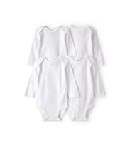 Carter's Layette Bebek 4lü Beyaz Body Set Ls 1l930610 Beyaz