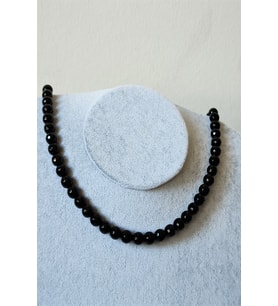 8 MM FASET KESİM ONİKS DOĞALTAŞ KOLYE