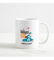 Nakliyeci Kupa Bardak (1. Tasarım) (Beyaz)