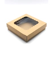 23x23x6 Kraft Çok Amaçlı Kutu Karton Kutu (10 Adet)