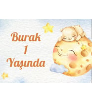Güneş Temalı Doğum Günü Afişi 35X50 cm