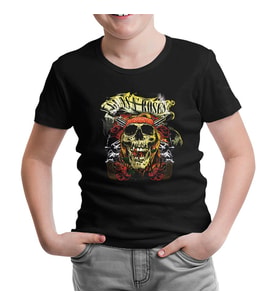 Guns N' Roses Siyah Çocuk Tshirt