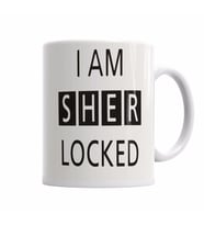 I Am Sher Locked Kupa Bardak Porselen