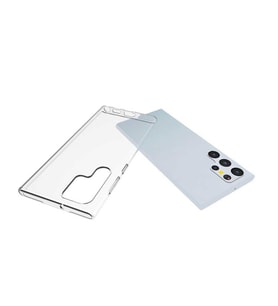 Samsung Galaxy S22 Ultra Kılıf Şeffaf Silikon Hibrit Case Kapak (Renksiz)
