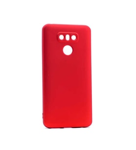 LG G6 Uyumlu Kılıf Zore Premier Silikon Kapak (Kırmızı)
