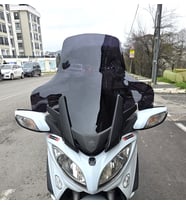 MOTOCAM Suzuki Burgman 650 Ön Cam 2013-2018 Model 76cm Siyah Renkli 4mm İADE YOKTUR