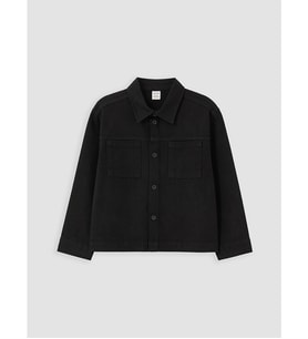LCW Kids Siyah Gabardin Erkek Çocuk Gömlek