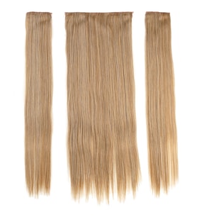Mulvxprk  Prk02 Fiber Sentetik Düz Yarım Ay + 2 Yan Çıt Çıt - Karamel Platin Röfleli (Mulvix)