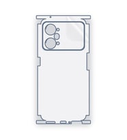 SChitec OPPO K10 Pro Uyumlu Fullbody Arka Kaplama Hidrojel Koruyucu Film