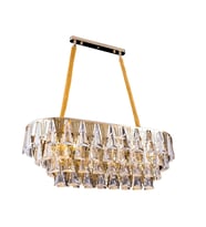 EGE SEDEF R-4402/800*350 GD KRİSTAL AVİZE