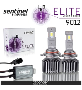 Sentinel Elite 9012-HIR2 Led Xenon Ampülü 65w 12v 12000 Lumen 6500 Kelvin Beyaz