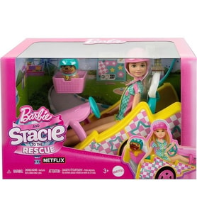 Barbie Stacie Go Kart Yapıyor Oyun Seti HRM08