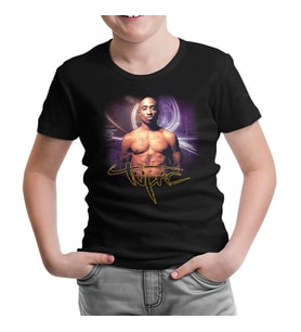 Tupac Shakur Siyah Çocuk Tshirt
