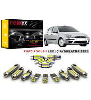 Ford Focus 1 LED İç Aydınlatma Ampul Seti FEMEX Parlak Beyaz