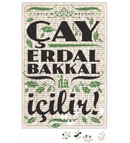 Çay Erdal Bakkalda İçilir Erdal Bakkal Puzzle 240 Parça Yapboz