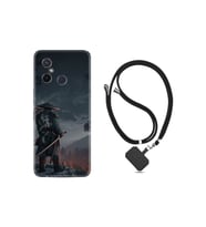 Xiaomi Redmi 12c Kılıf Ipli Boyun Askılı Desenli Silikon Warrior 1653
